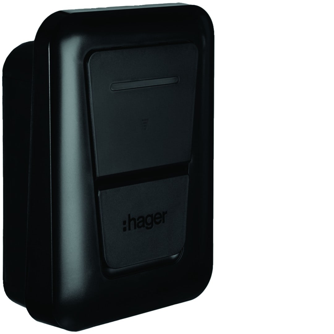 Borne de recharge Hager Witty One 7 kW avec protections intégrées